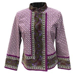 Isaac Mizrahi for Target Velvet Short Jacket Size Small